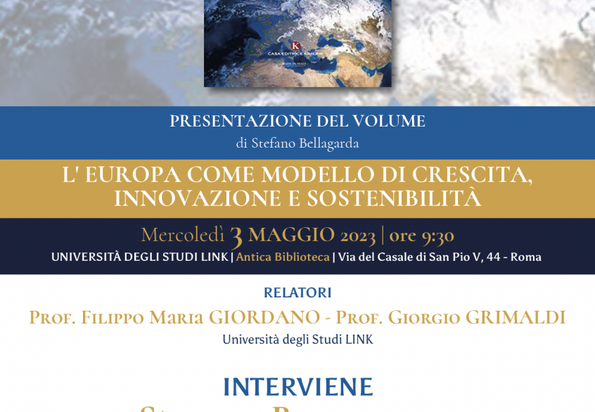 L' Europa come modello di crescita, Innovazione e Sostenibilità