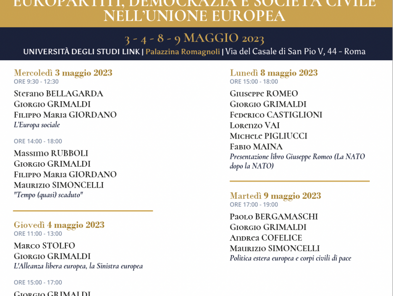 Europartiti, Democrazia e Società Civile nell'Unione Europea